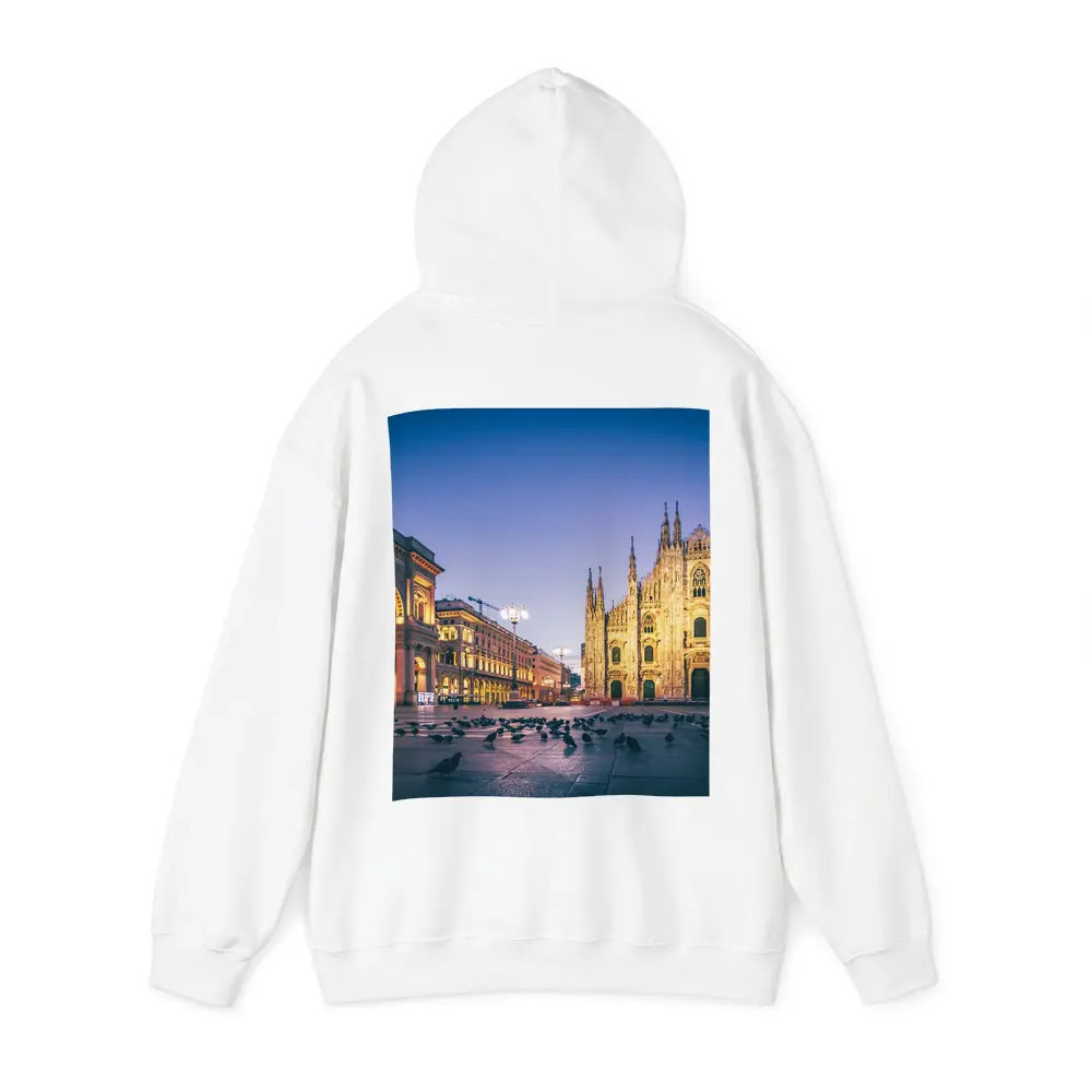 Milan Cathedral Duomo Square Blue Dawn – Hoodies