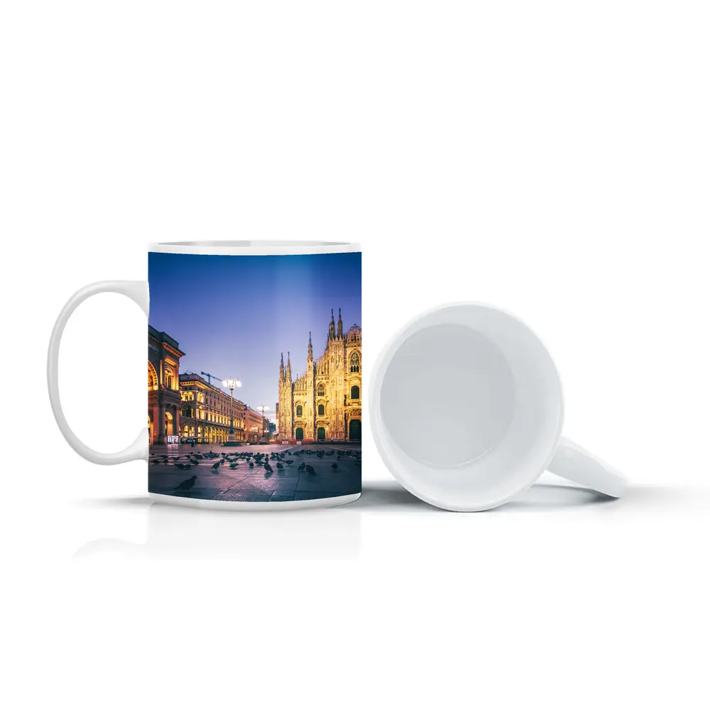 Milan Cathedral Duomo Square Blue Dawn – Mugs