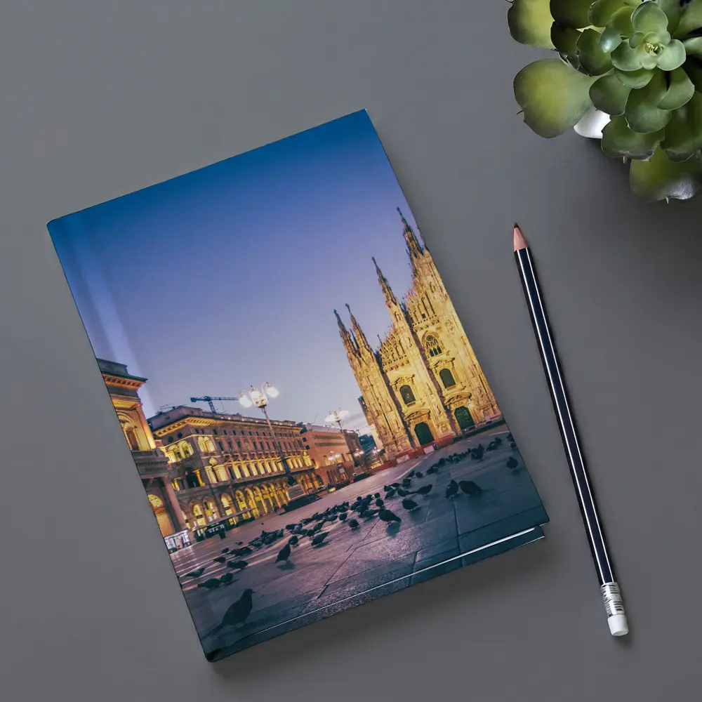 Milan Cathedral Duomo Square Blue Dawn – Notebooks