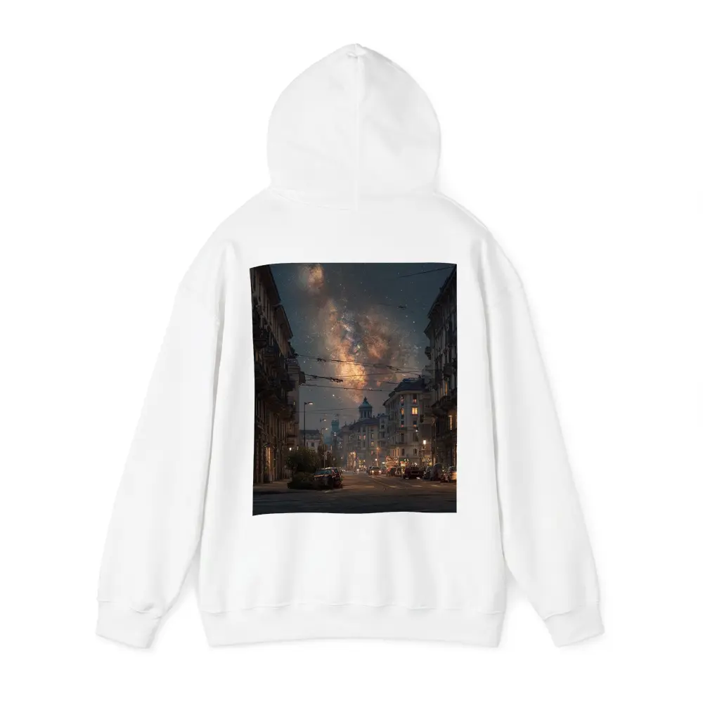 Milan City Street Milky Way Night Sky – Hoodies