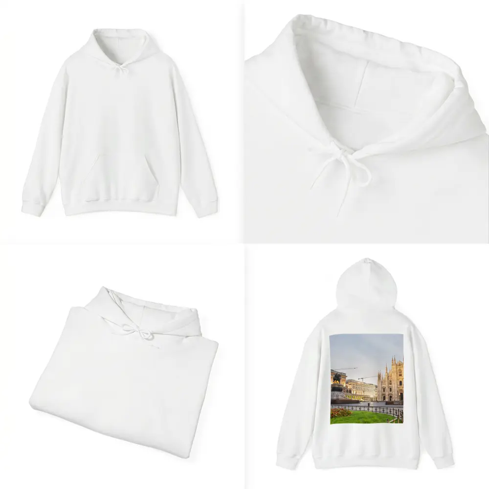 Milan Cathedral Piazza Duomo Dawn Square – Hoodies