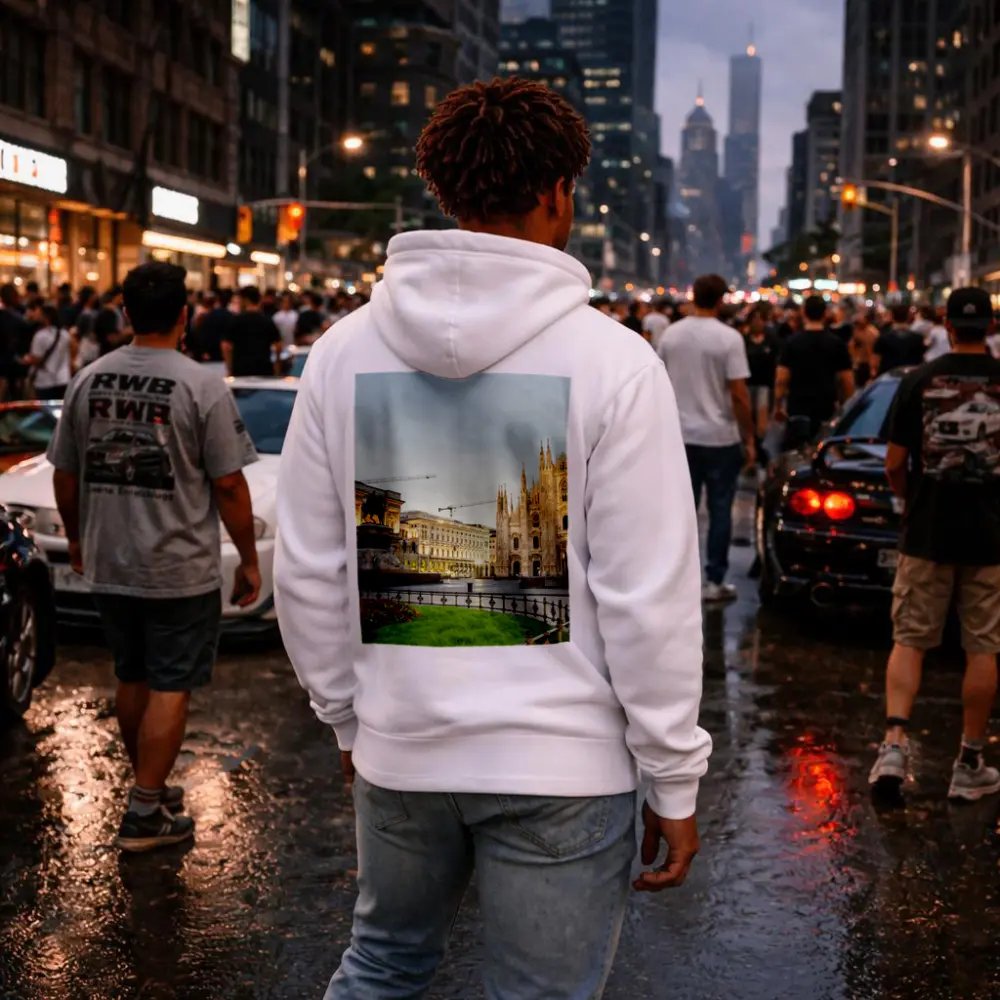 Milan Cathedral Piazza Duomo Dawn Square – Hoodies