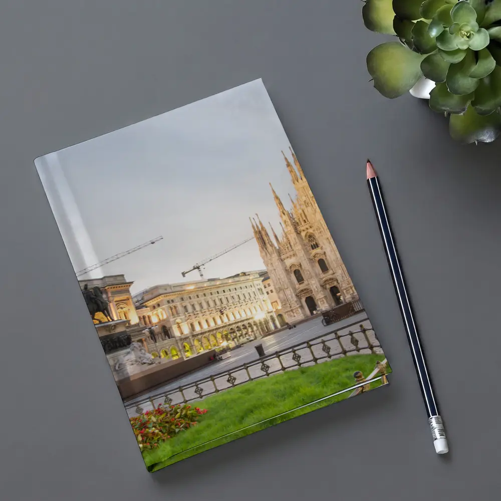 Milan Cathedral Piazza Duomo Dawn Square – Notebooks