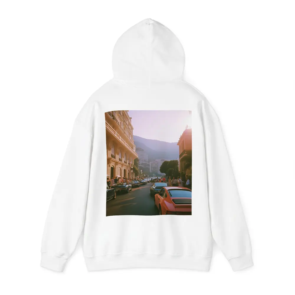 Porsche 911 Street Scene Monaco Sunset – Hoodies