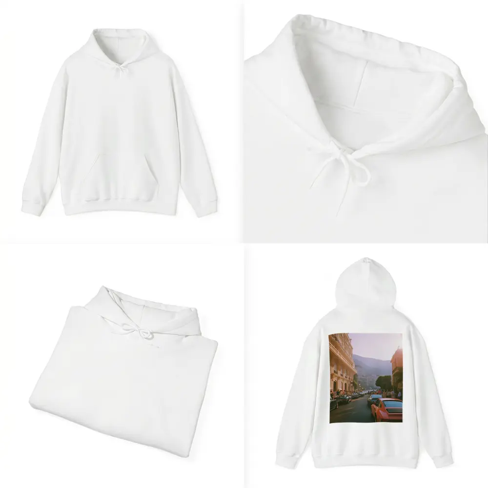 Porsche 911 Street Scene Monaco Sunset – Hoodies