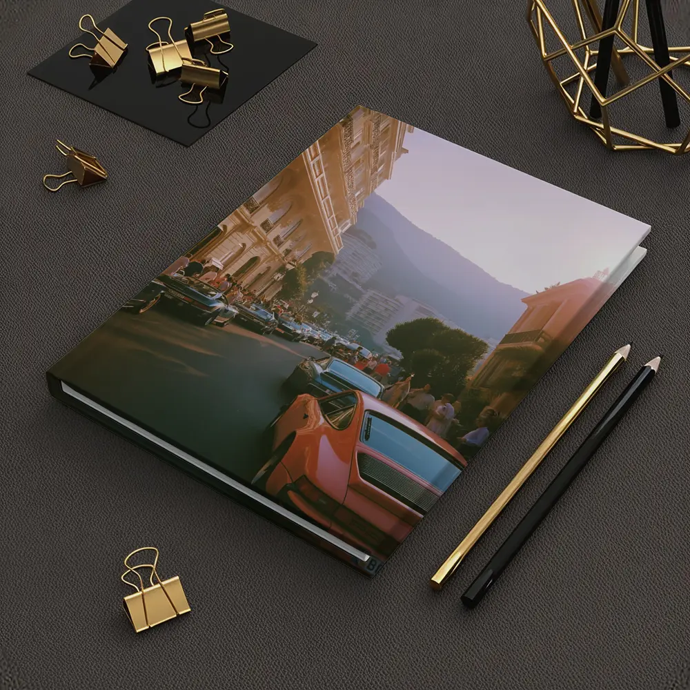 Porsche 911 Street Scene Monaco Sunset – Notebooks