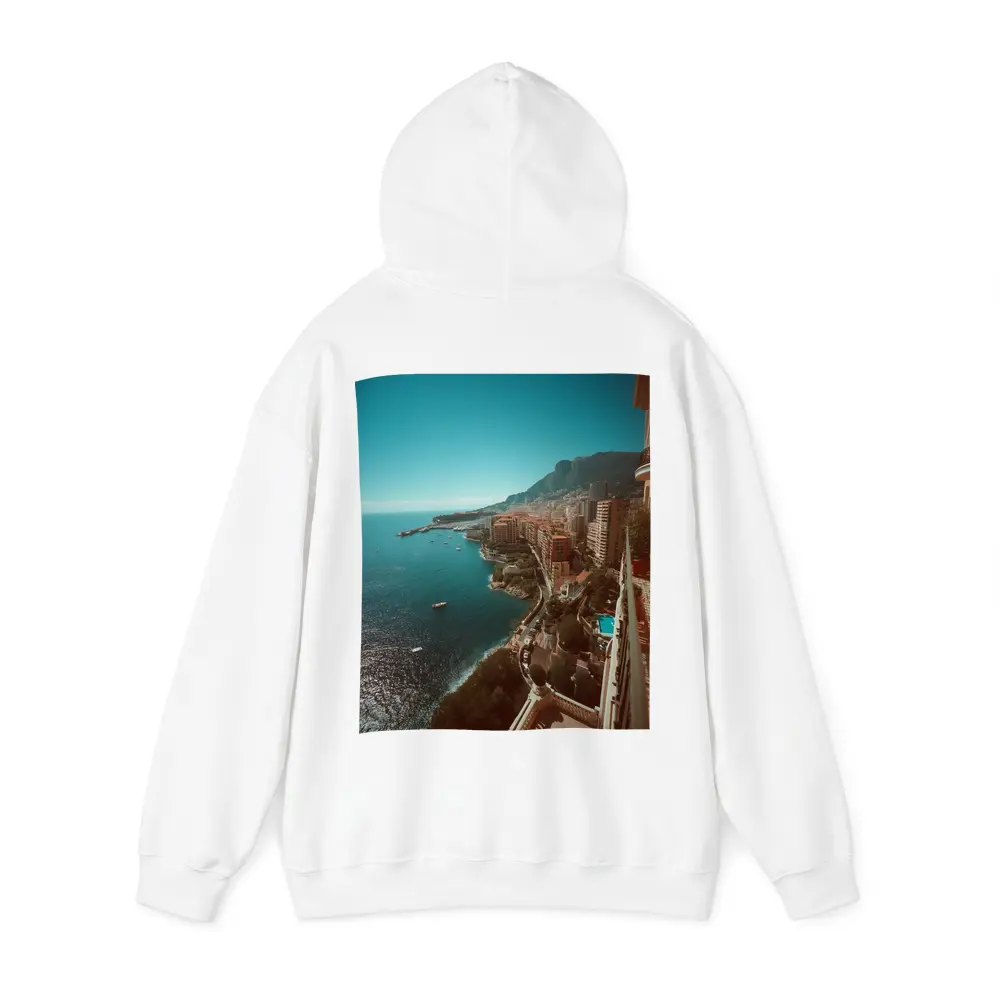 Monaco Coastline Aerial View Mediterranean Sea – Hoodies