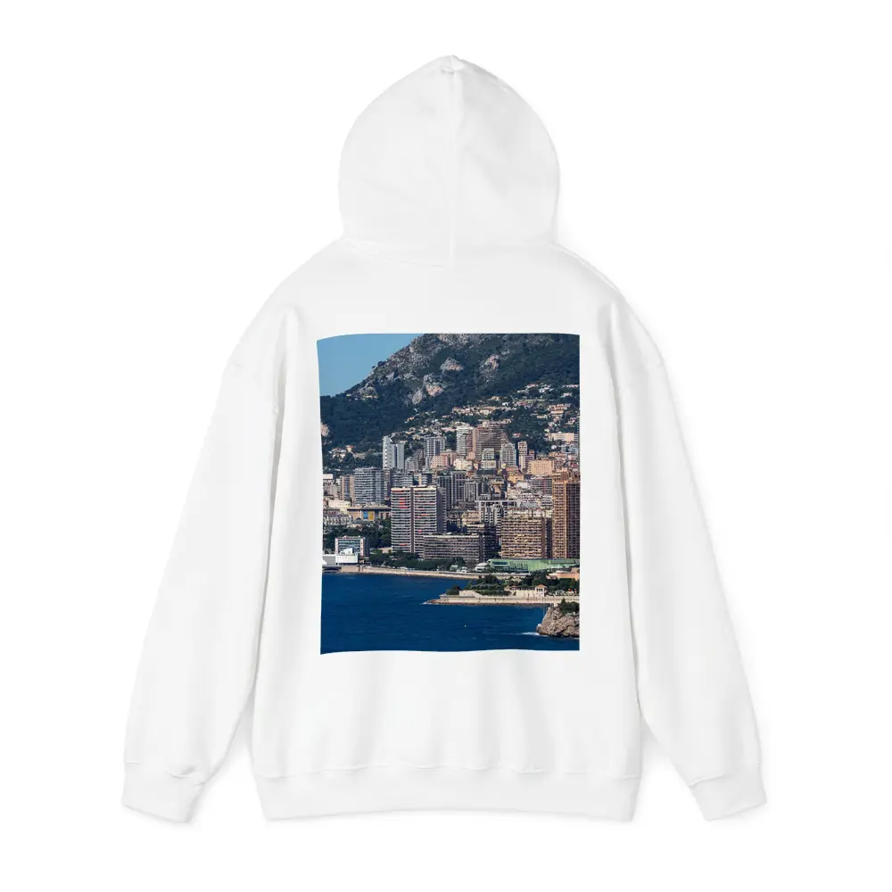 Monaco Skyline Coastal City Mountain View – Hoodies