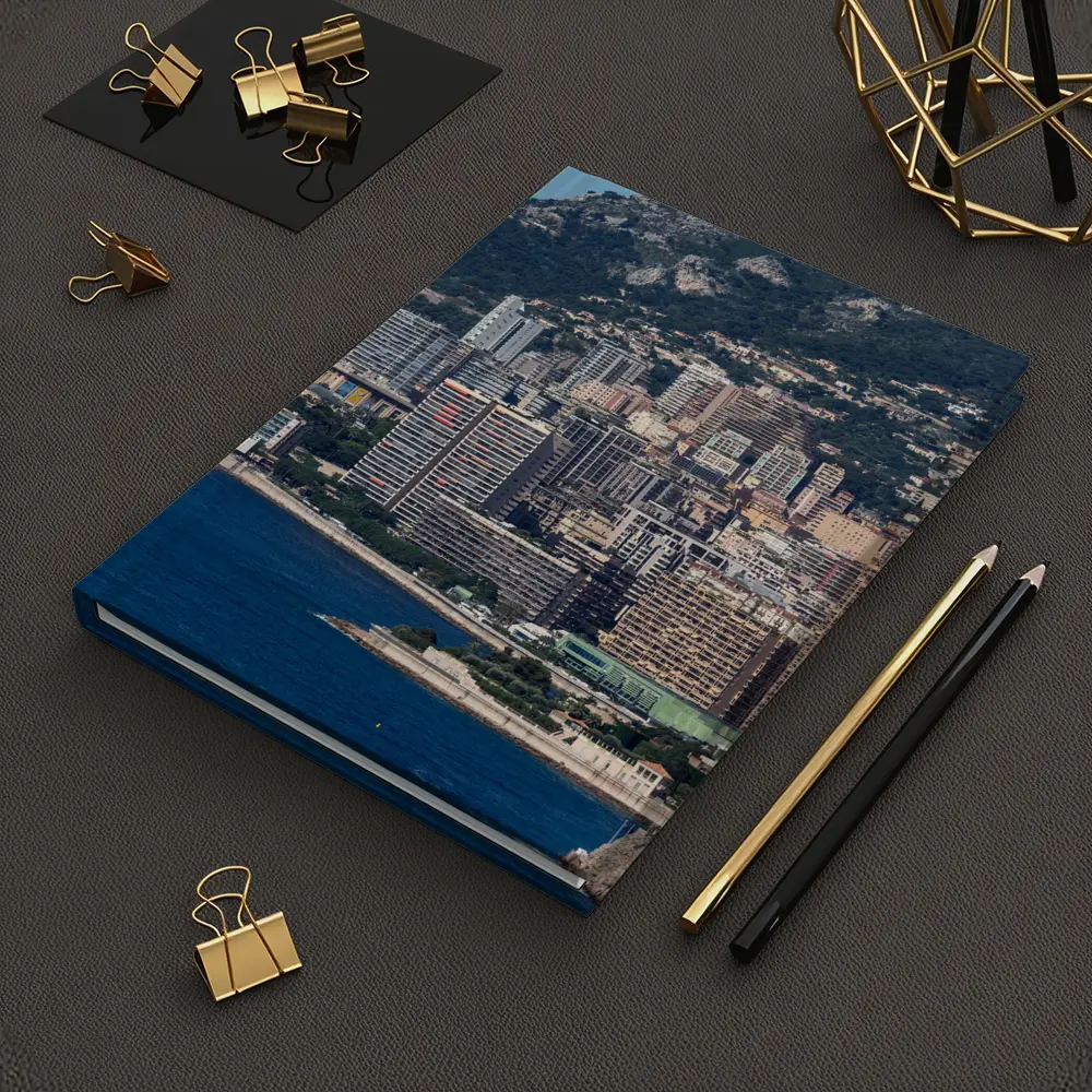 Monaco Skyline Coastal City Mountain View – Notebooks
