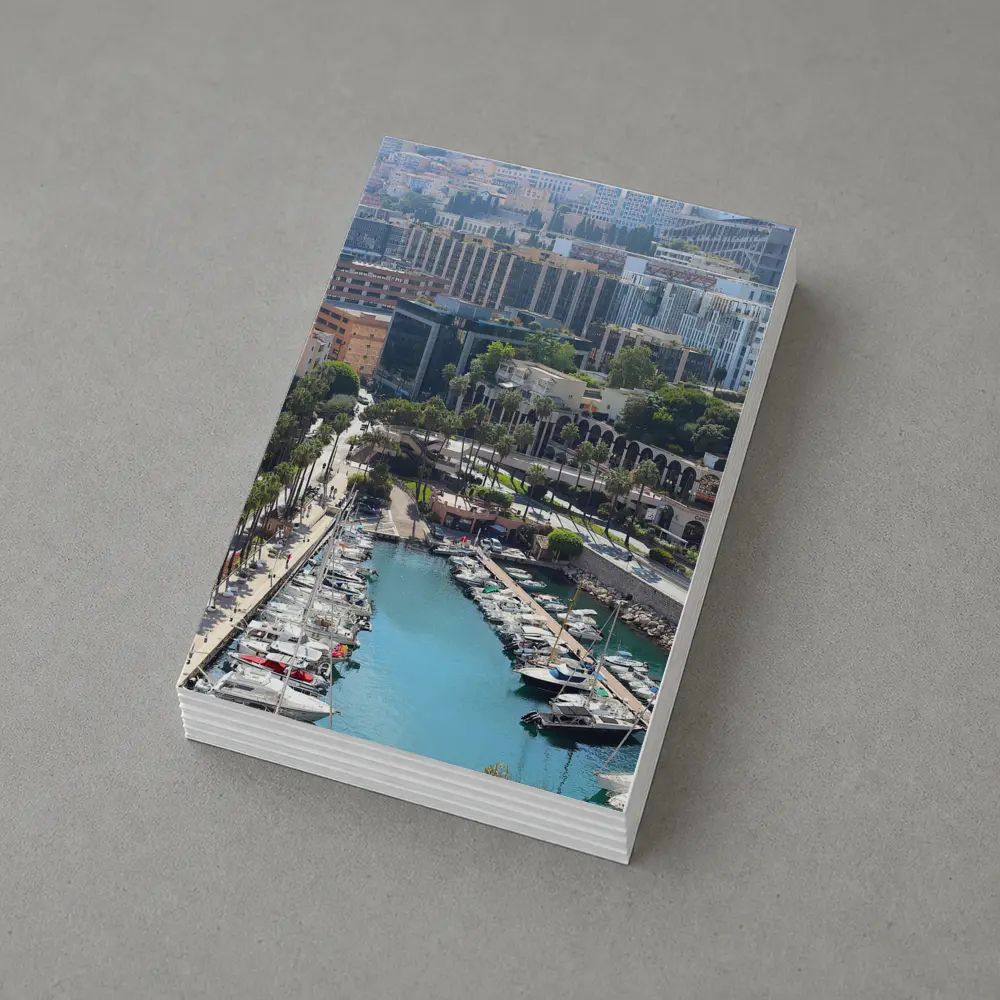Monaco Harbor Aerial View With Yachts – Postcards