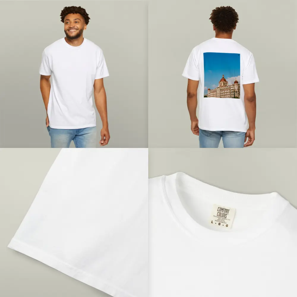 Taj Mahal Palace Hotel Mumbai Blue Sky – T-Shirts