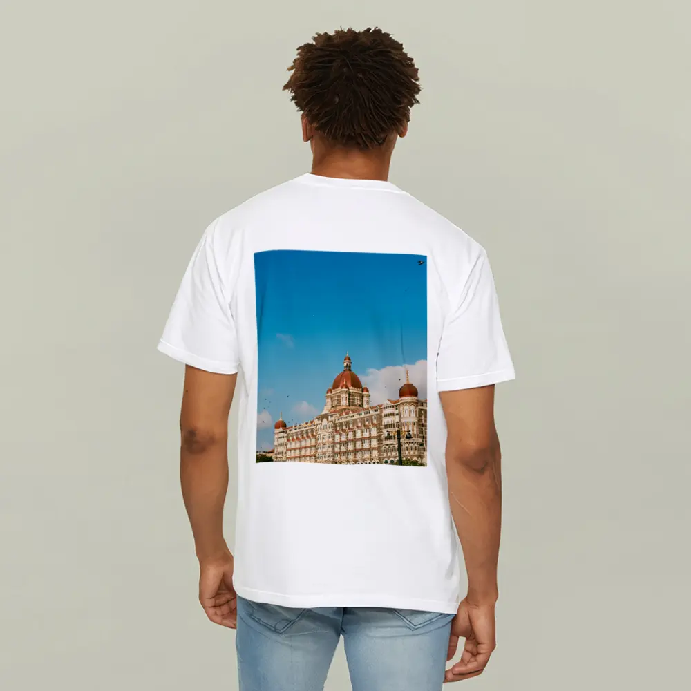 Taj Mahal Palace Hotel Mumbai Blue Sky – T-Shirts