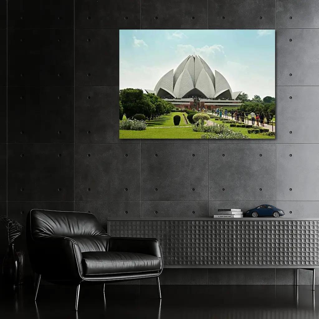 Lotus Temple Bahai House New Delhi India – Wall Art