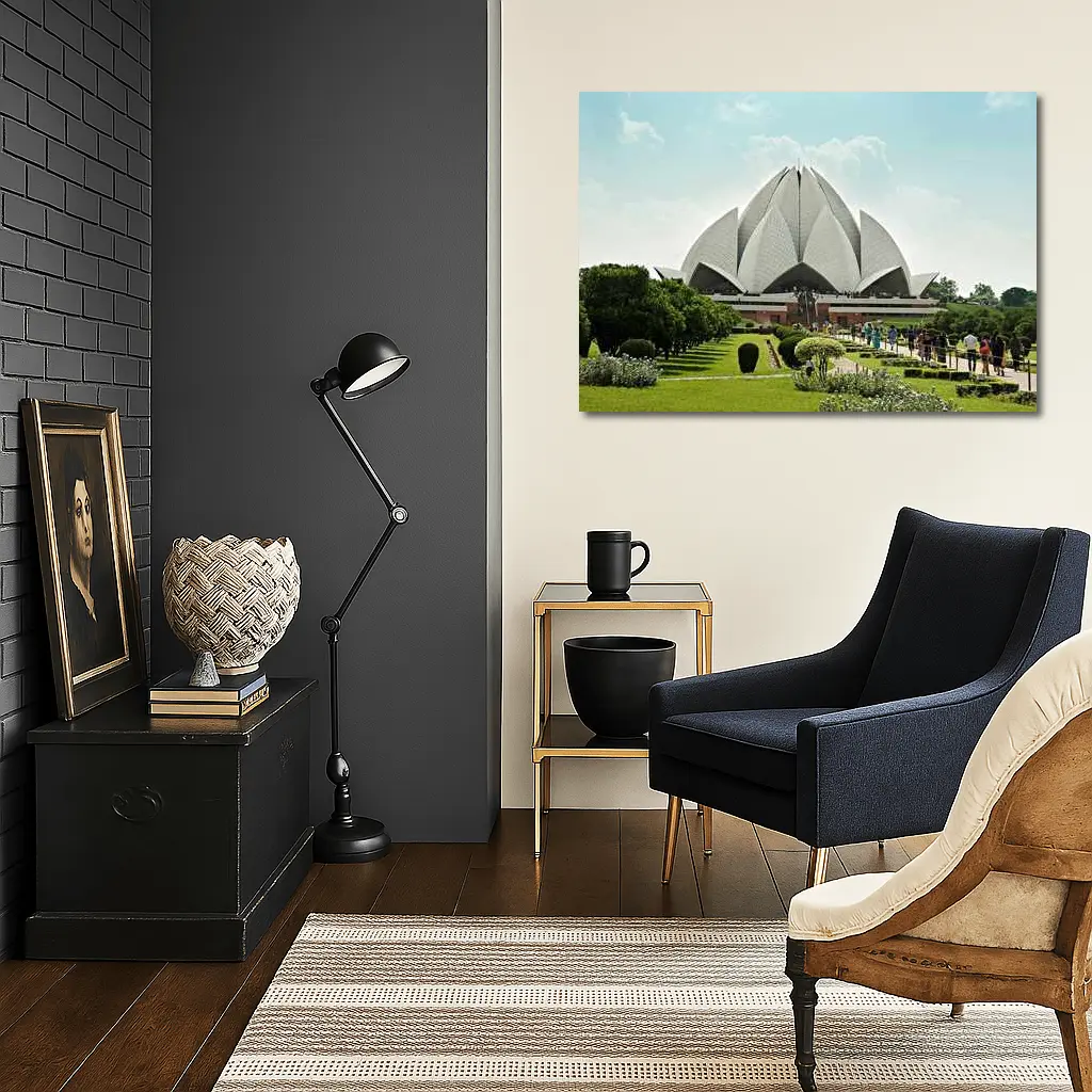 Lotus Temple Bahai House New Delhi India – Wall Art