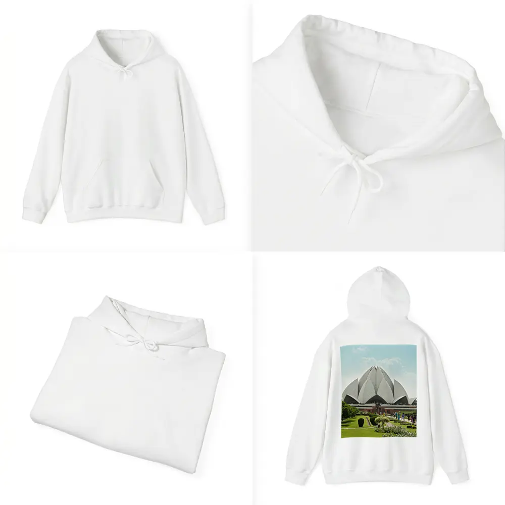 Lotus Temple Bahai House New Delhi India – Hoodies