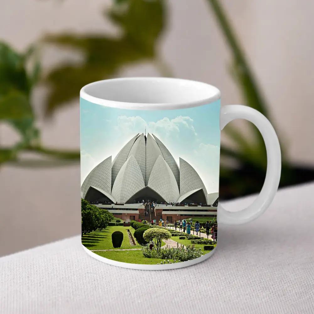 Lotus Temple Bahai House New Delhi India – Mugs
