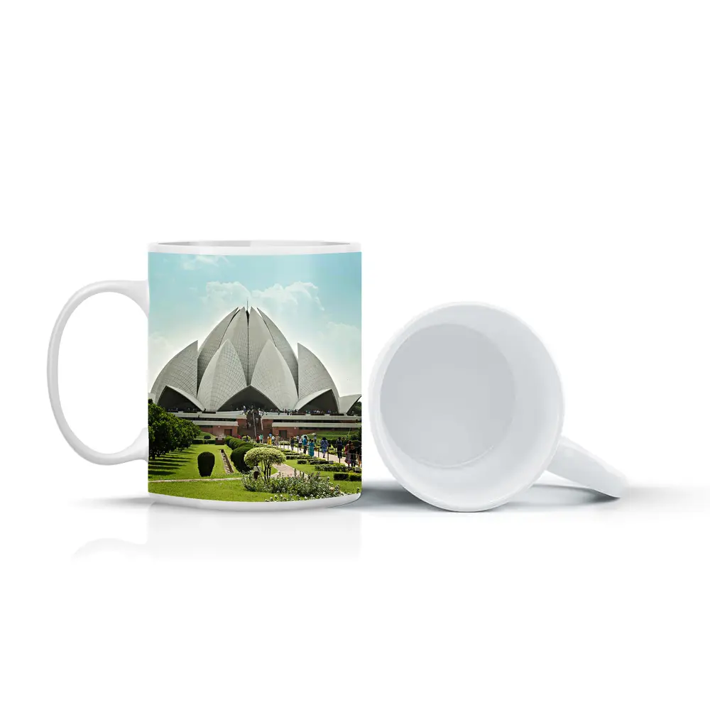 Lotus Temple Bahai House New Delhi India – Mugs