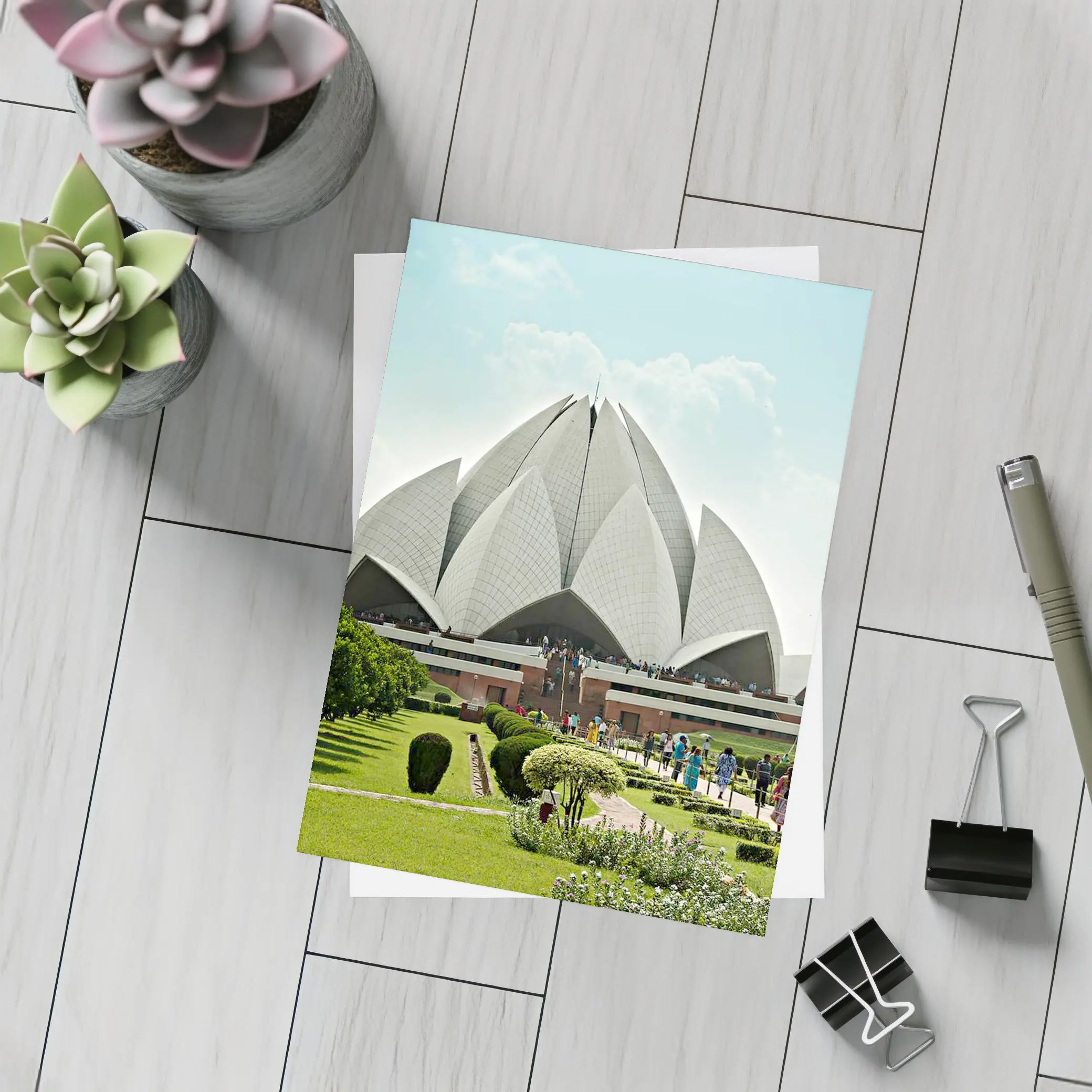 Lotus Temple Bahai House New Delhi India – Postcards
