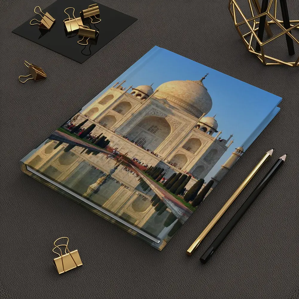 Taj Mahal Reflecting Pool Blue Sky – Notebooks