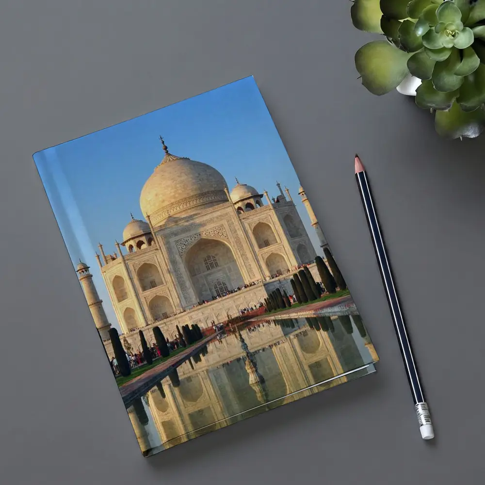 Taj Mahal Reflecting Pool Blue Sky – Notebooks