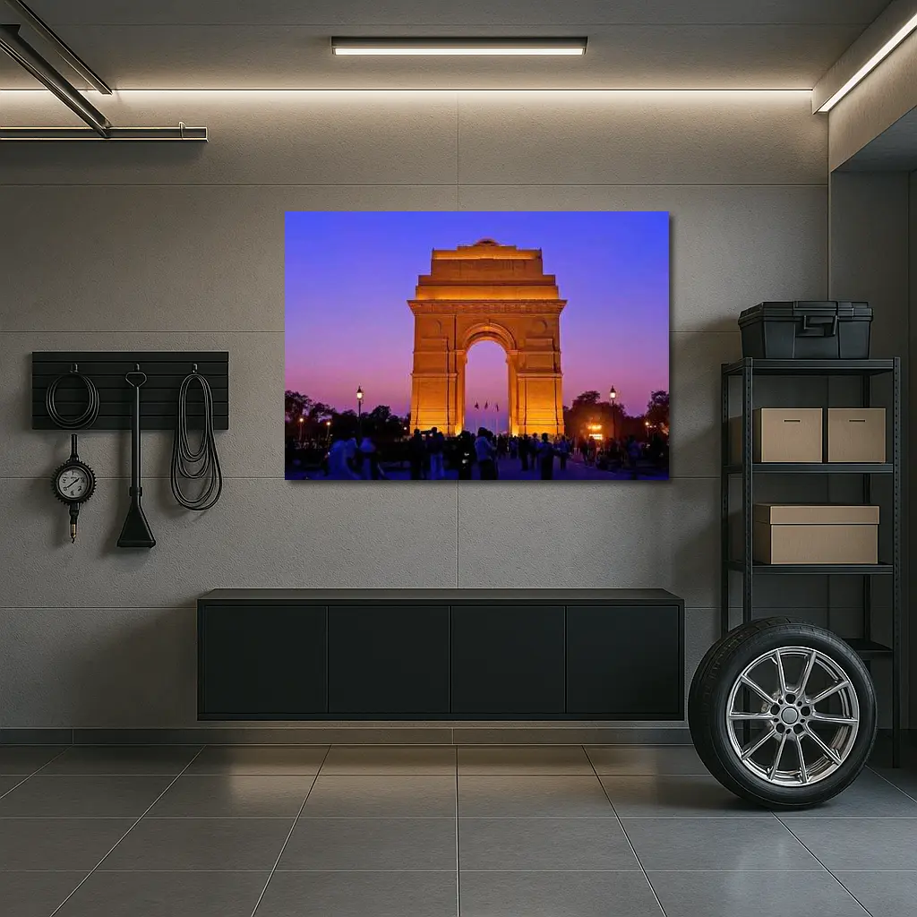 India Gate New Delhi Dusk Sky – Wall Art