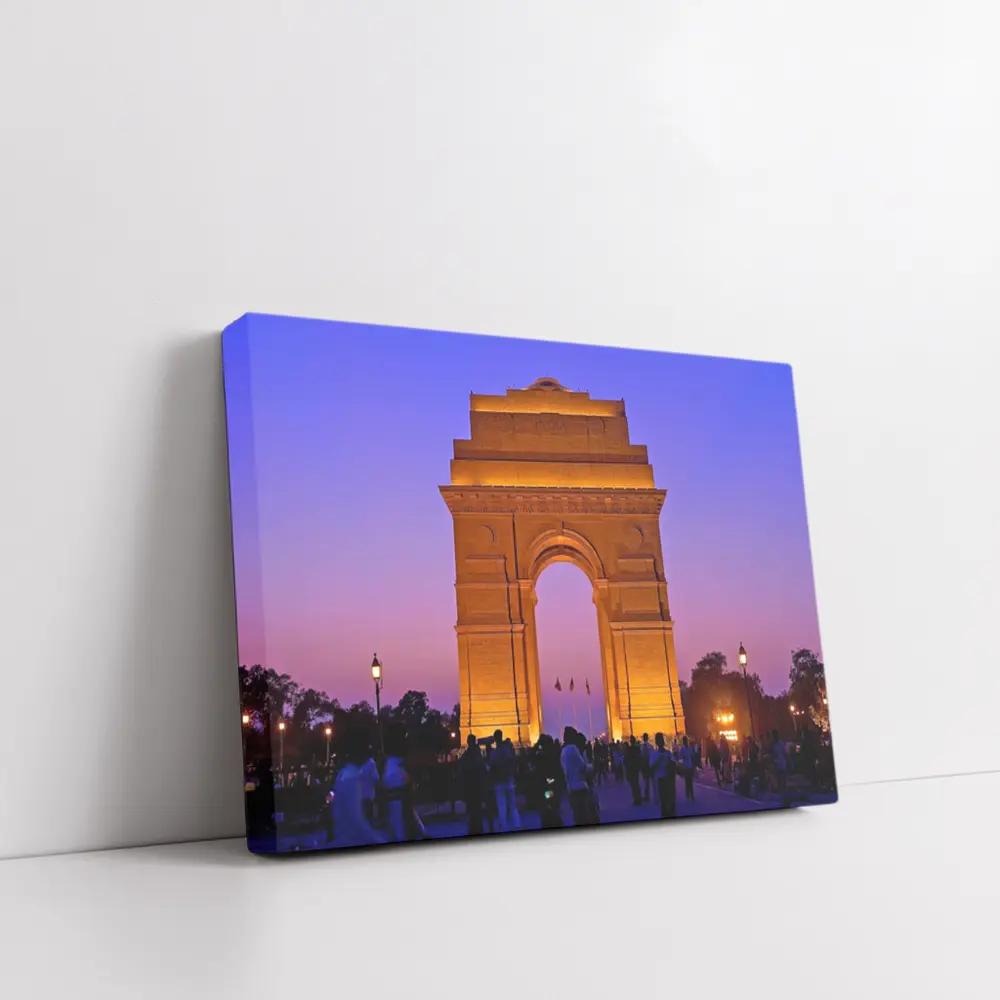 India Gate New Delhi Dusk Sky – Wall Art