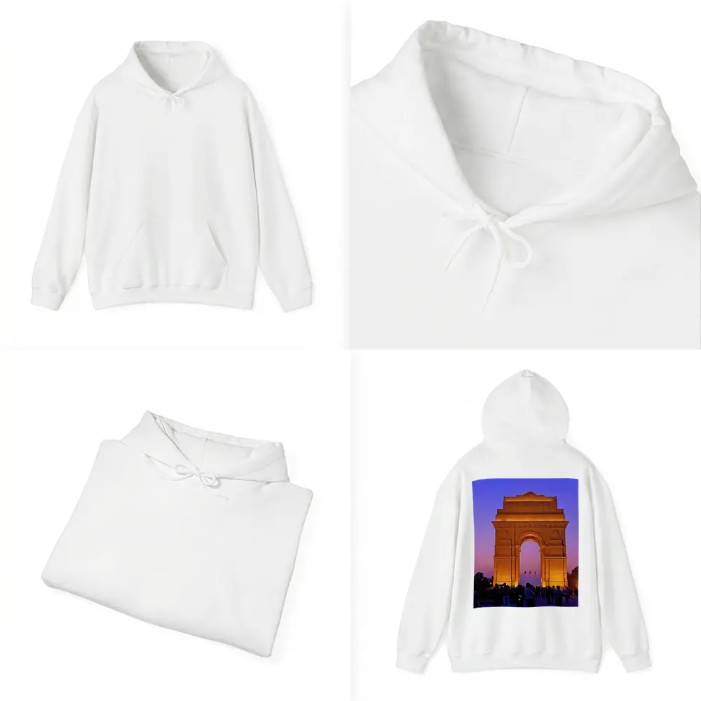 India Gate New Delhi Dusk Sky – Hoodies