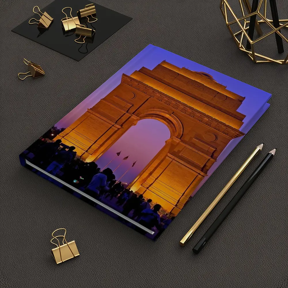 India Gate New Delhi Dusk Sky – Notebooks