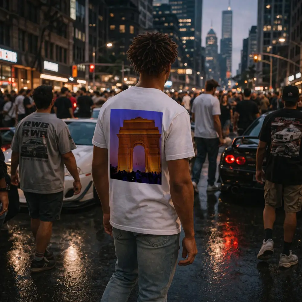 India Gate New Delhi Dusk Sky – T-Shirts