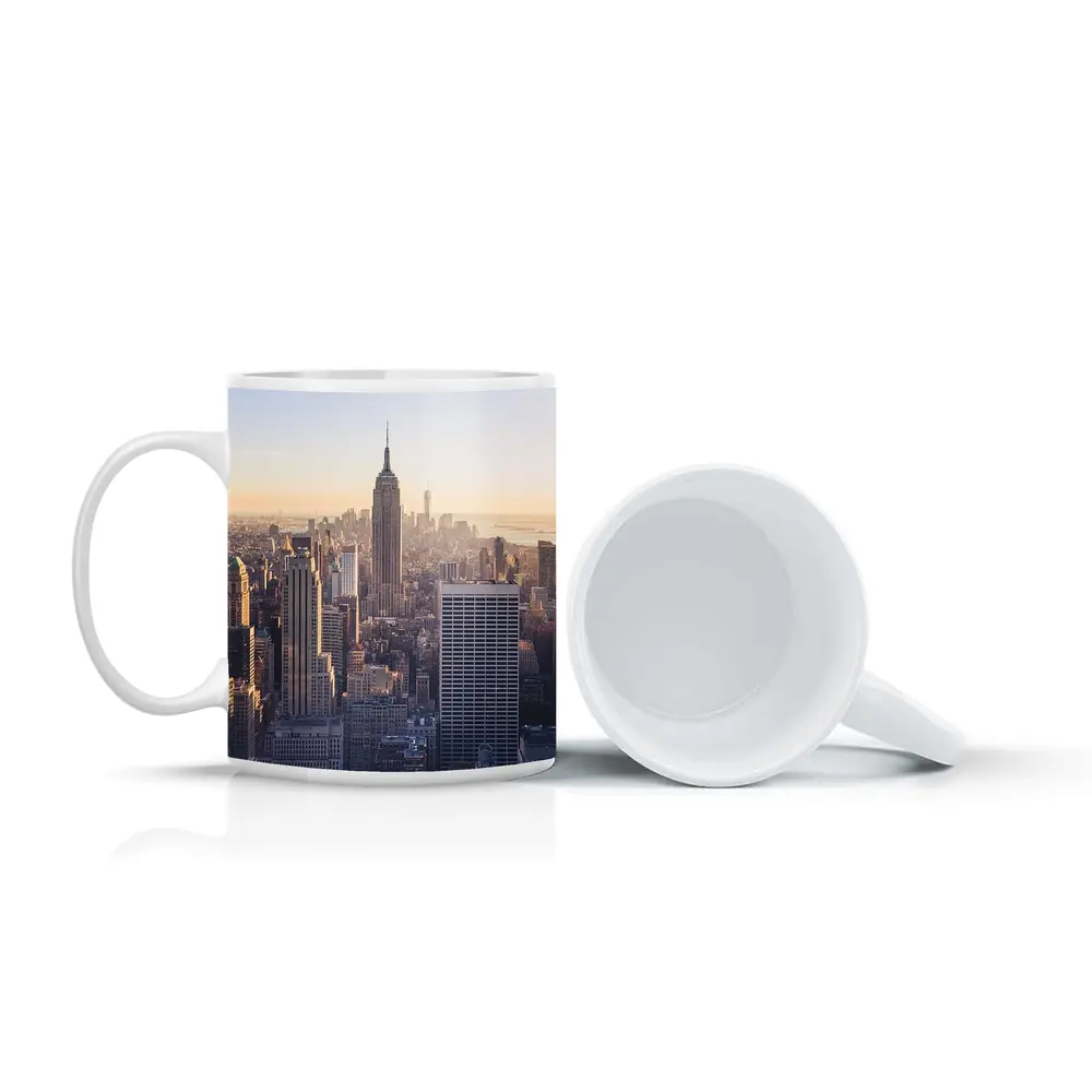 New York City Skyline Empire State Sunset – Mugs
