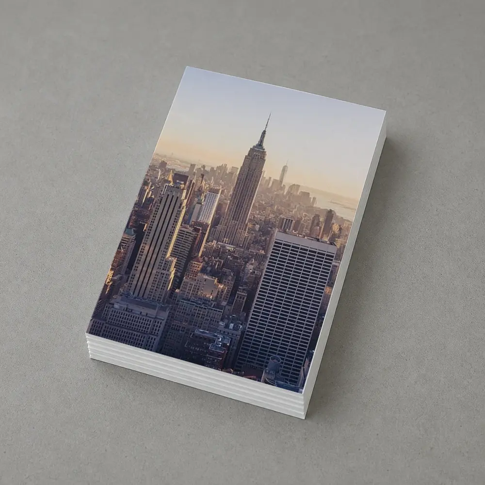 New York City Skyline Empire State Sunset – Postcards