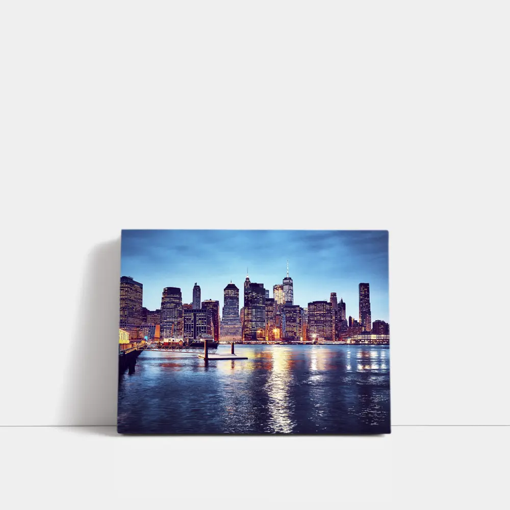 Manhattan Skyline Across East River Dusk – Wall Art