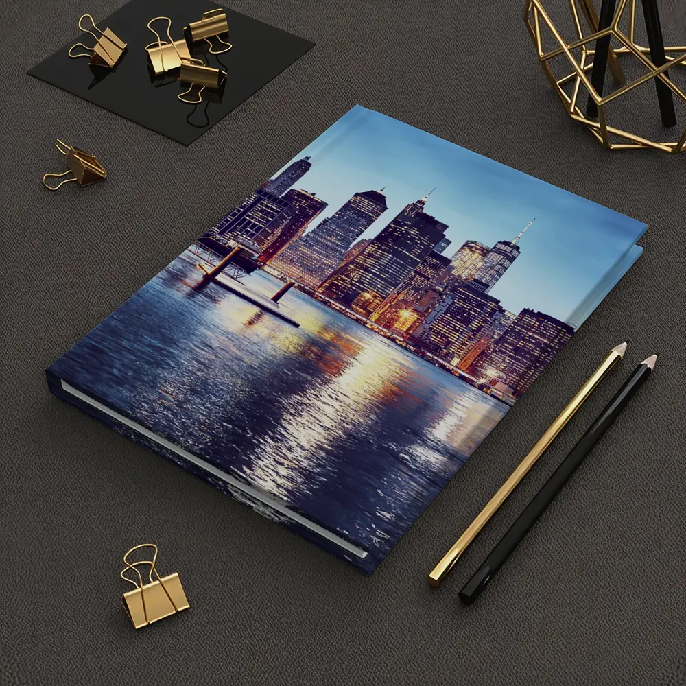 Manhattan Skyline Across East River Dusk – Notebooks