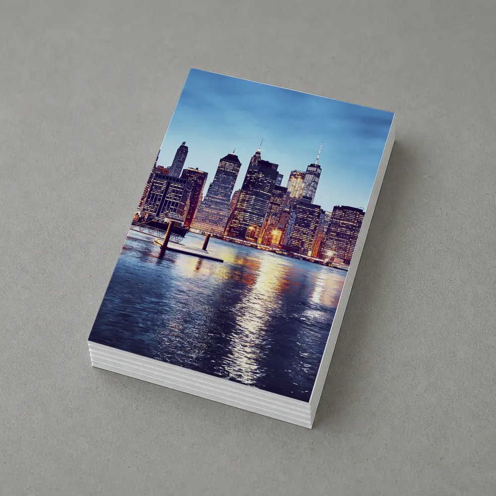 Manhattan Skyline Across East River Dusk – Postcards