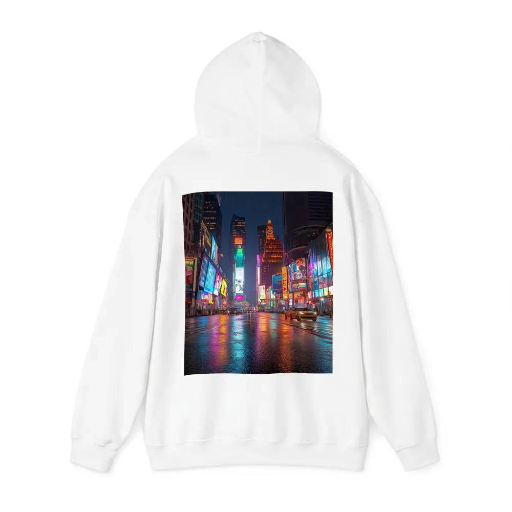 Times Square New York City Rainy Night – Hoodies