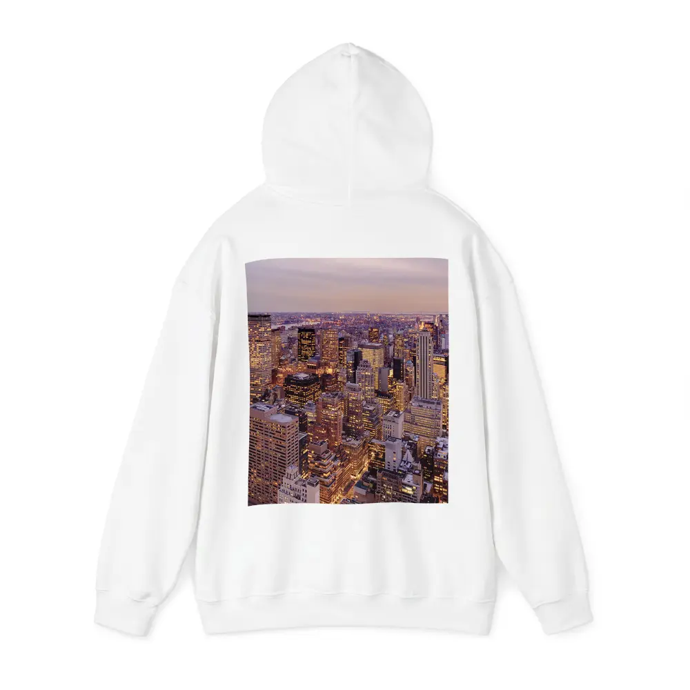 New York City Skyline At Dusk – Hoodies