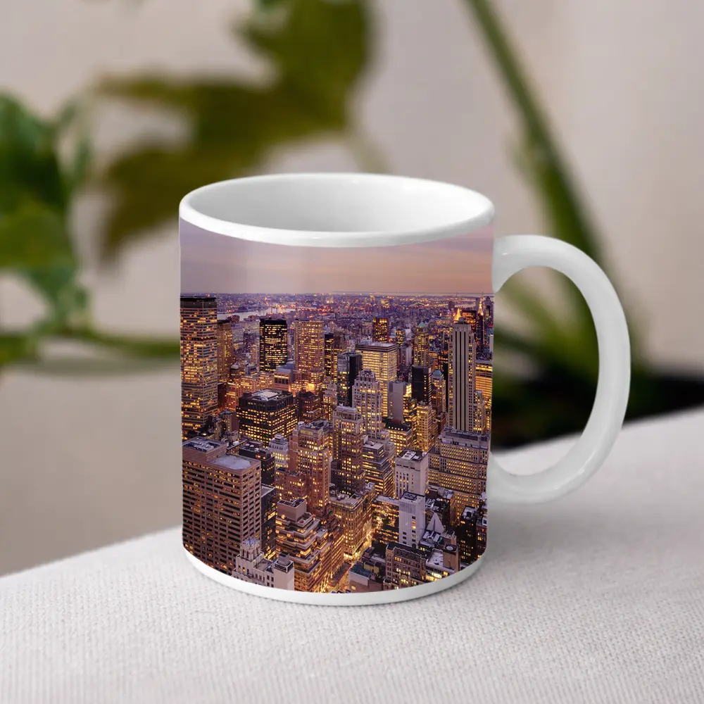 New York City Skyline At Dusk – Mugs
