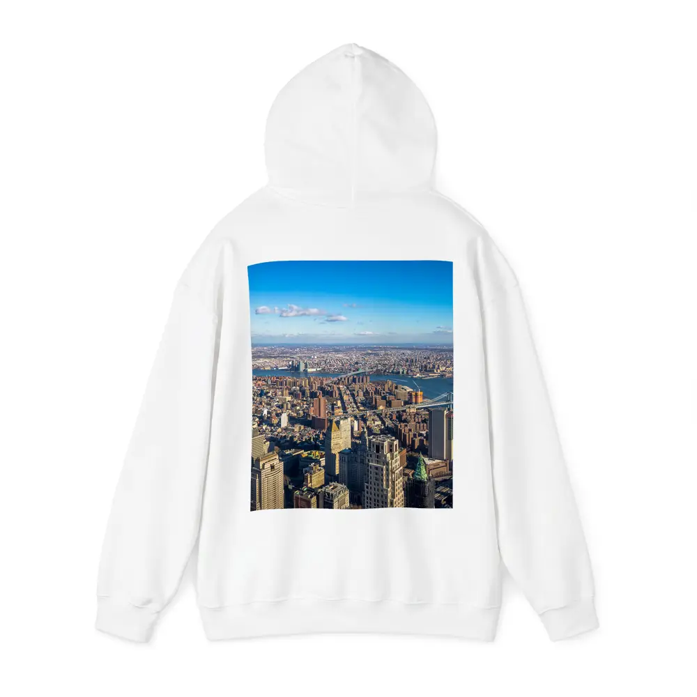 New York City Aerial Skyline Brooklyn Bridge View – Hoodies