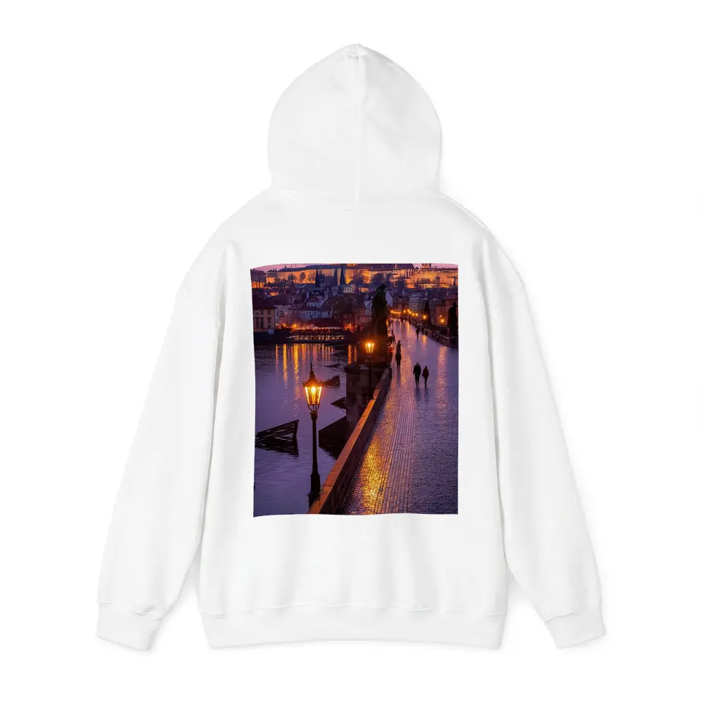 Charles Bridge Prague Castle Night Lights – Hoodies