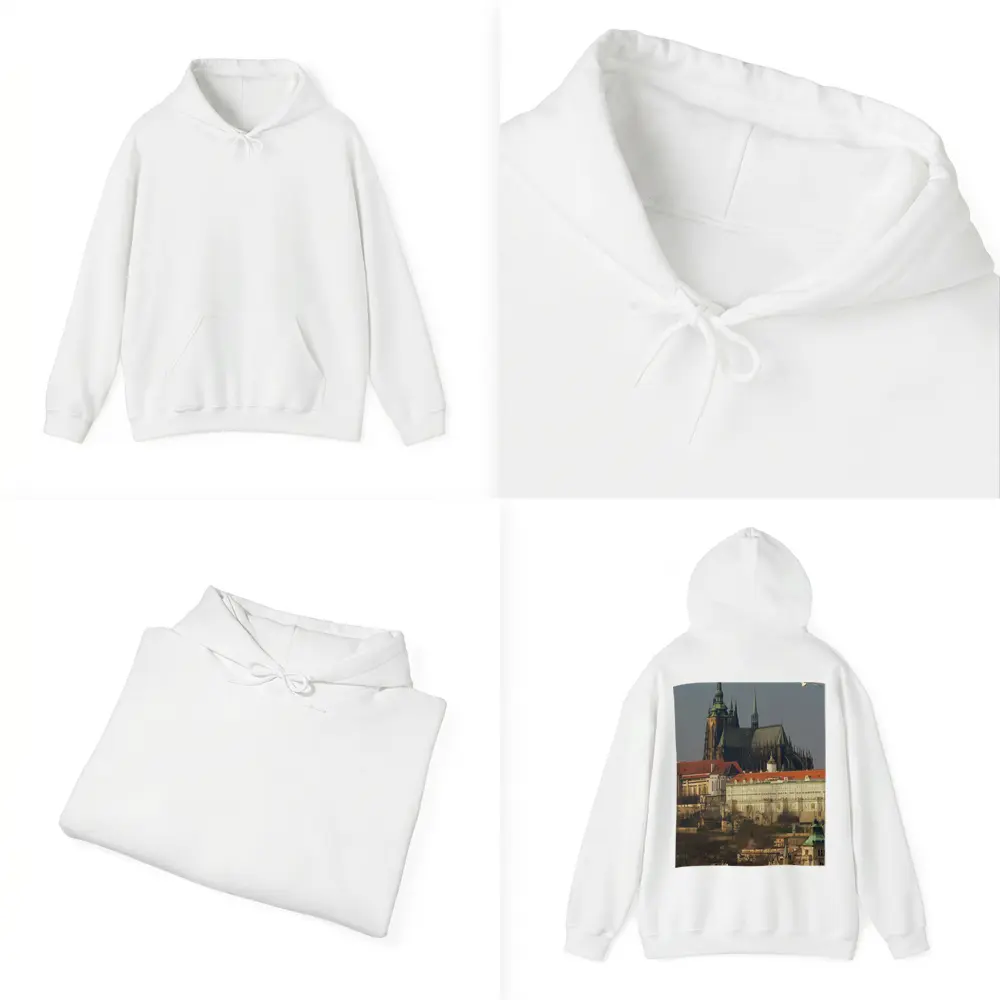 Prague Castle Cathedral Gothic Skyline View – Hoodies