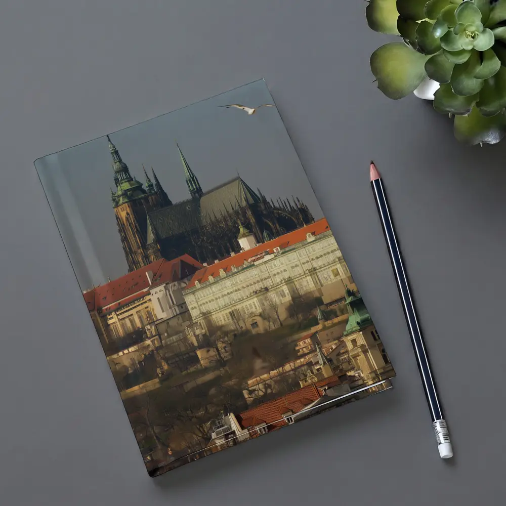Prague Castle Cathedral Gothic Skyline View – Notebooks