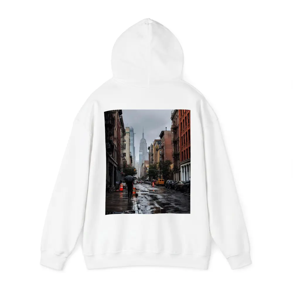 Rainy New York City Street Empire State – Hoodies