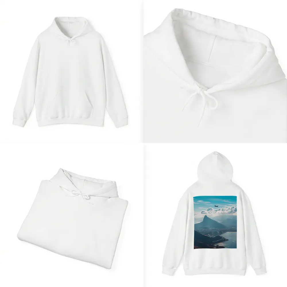 Rio de Janeiro Aerial View Plane Mountains – Hoodies