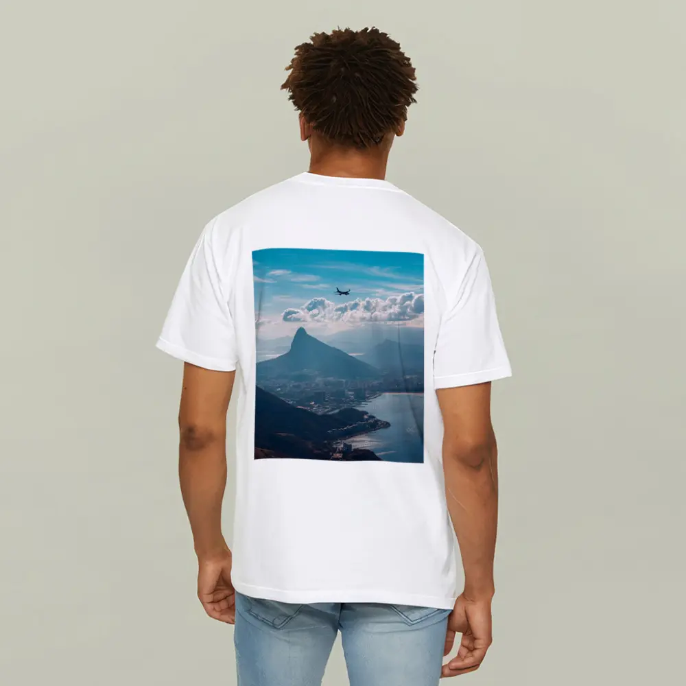 Rio de Janeiro Aerial View Plane Mountains – T-Shirts