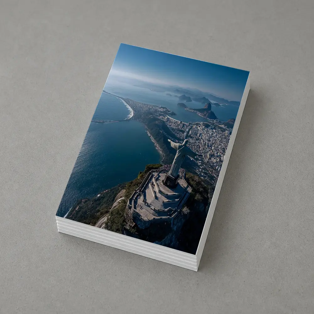 Christ the Redeemer Rio de Janeiro Aerial View – Postcards