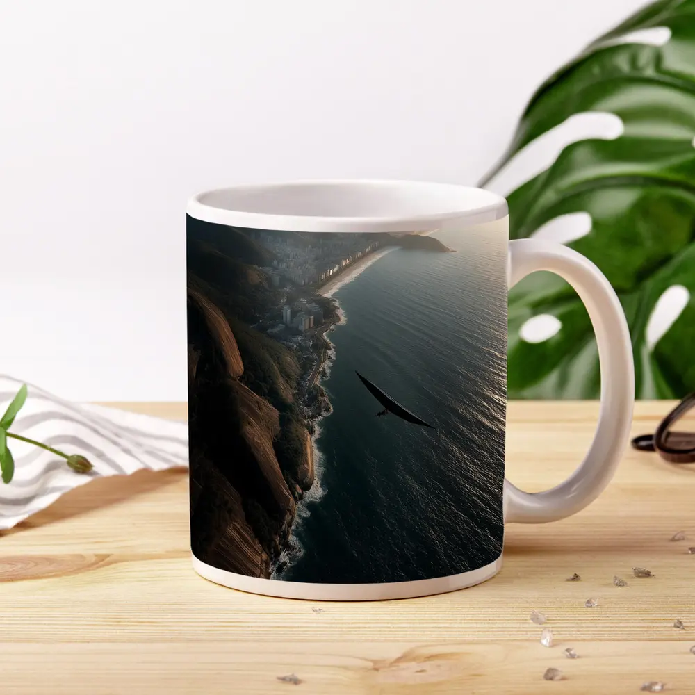Eagle Soaring Over Rio De Janeiro Coast – Mugs