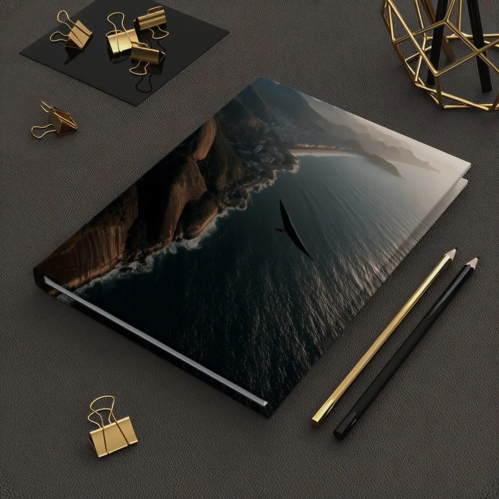 Eagle Soaring Over Rio De Janeiro Coast – Notebooks