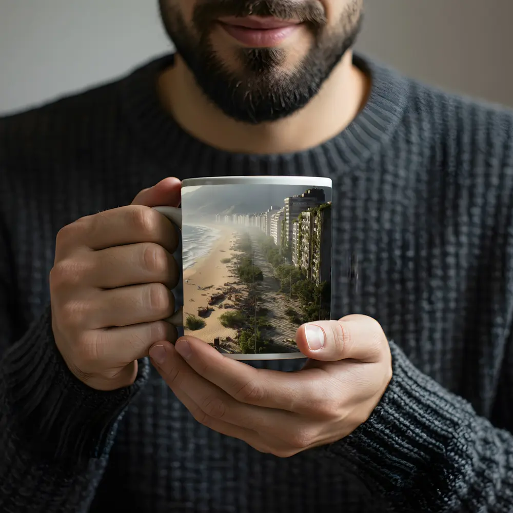 Abandoned Copacabana Beach Overgrown City Ruins – Mugs