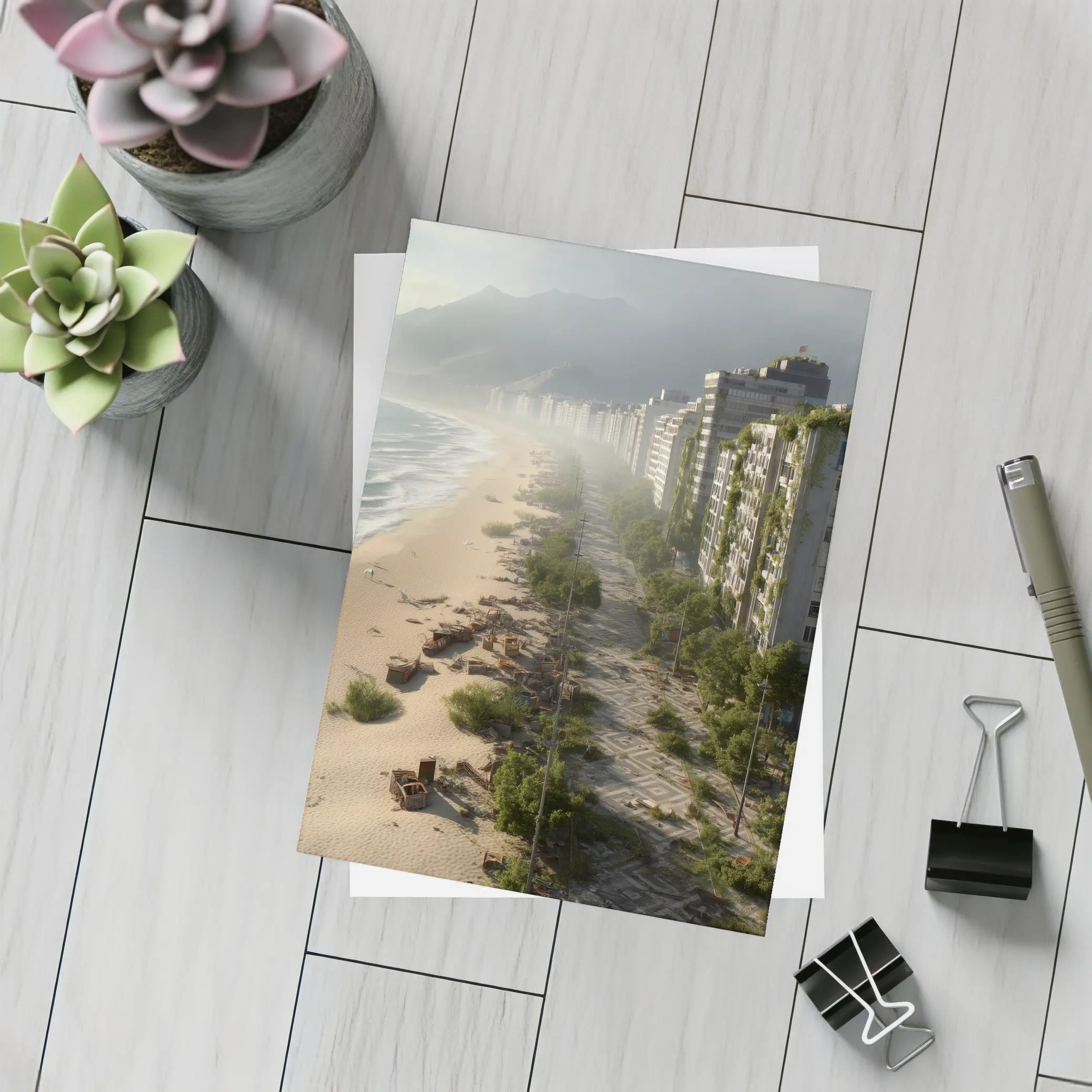 Abandoned Copacabana Beach Overgrown City Ruins – Postcards