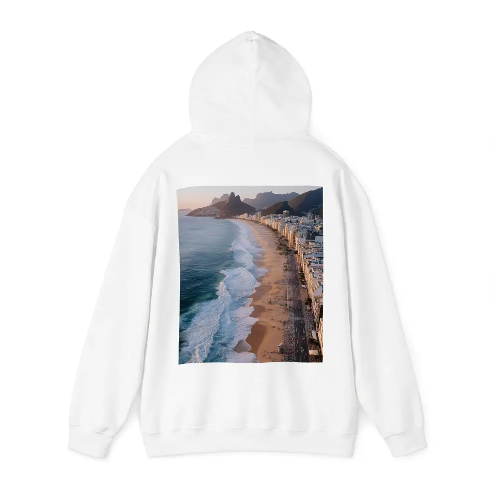 Copacabana Beach Rio De Janeiro Aerial View – Hoodies